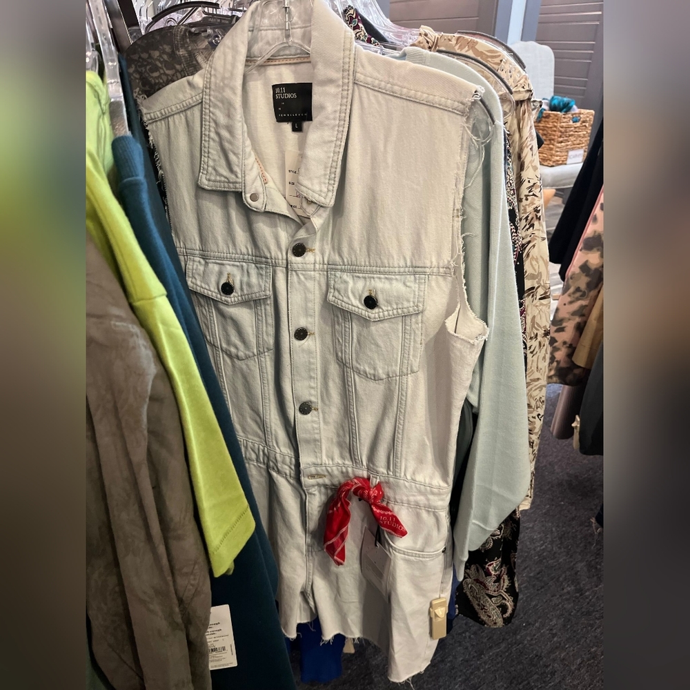 10.11 Studios denim romper